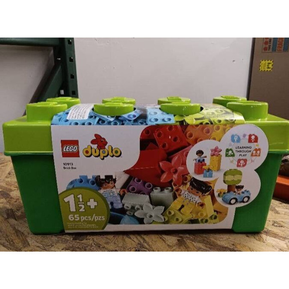 LEGO DUPLO Classic Brick Box First Set w/Storage Box 10913 Toy Car Number Bricks - Picture 6 of 6